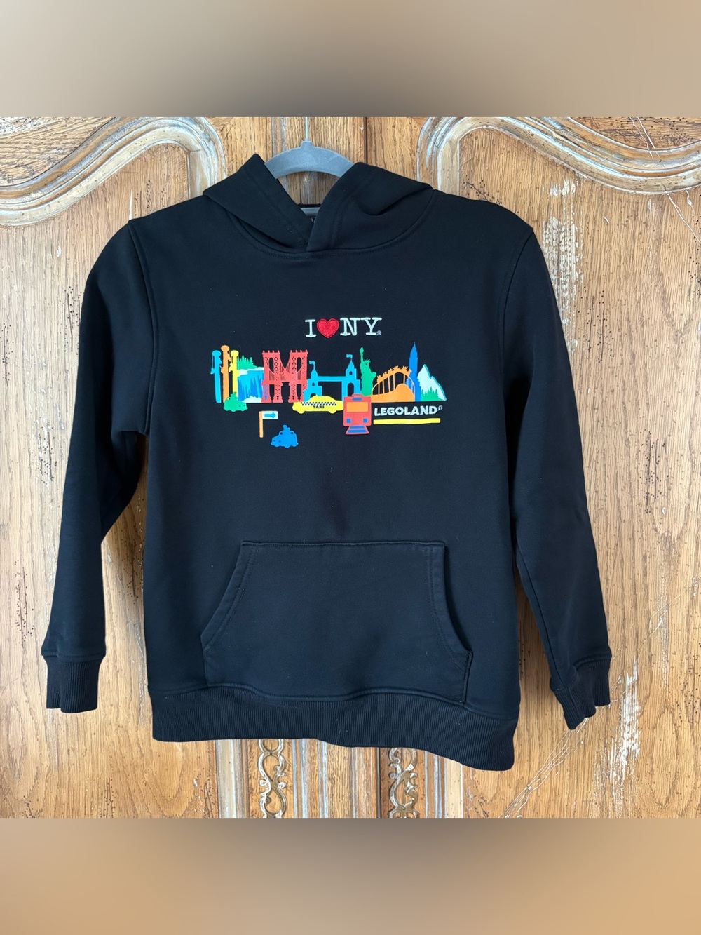 LEGOLAND Kids' Black size L, I ♥ NY Graphic Pullover Hoodie